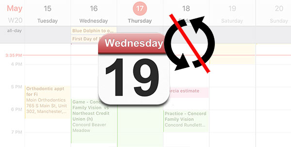 Check the status of the iCloud Calendar service on your iPhone.
Confirm that your internet connection is stable and working.