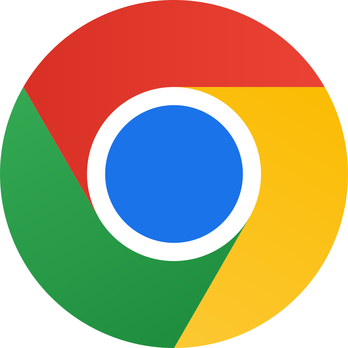 Chrome browser with a no entry sign