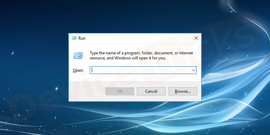 Connect the SD card to a computer
Press "Windows + R" to open the Run dialog box
