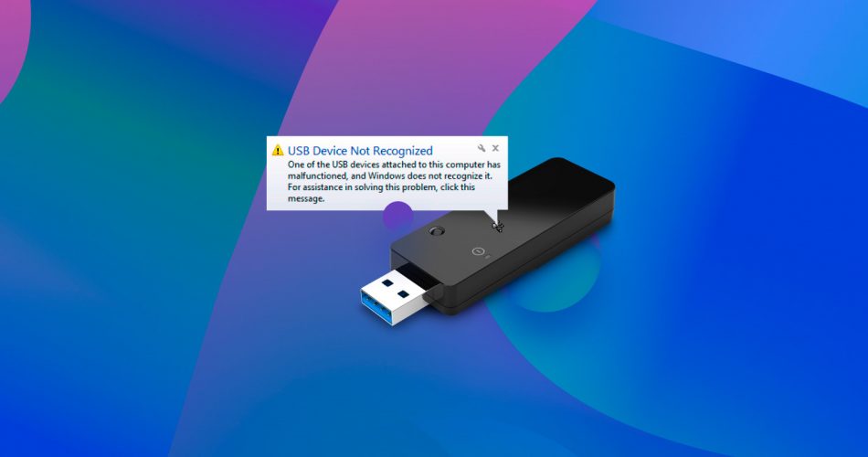 Ensure that the USB device you are using is compatible with your version of Windows.
Visit the manufacturer's website to check for any driver updates or compatibility issues.