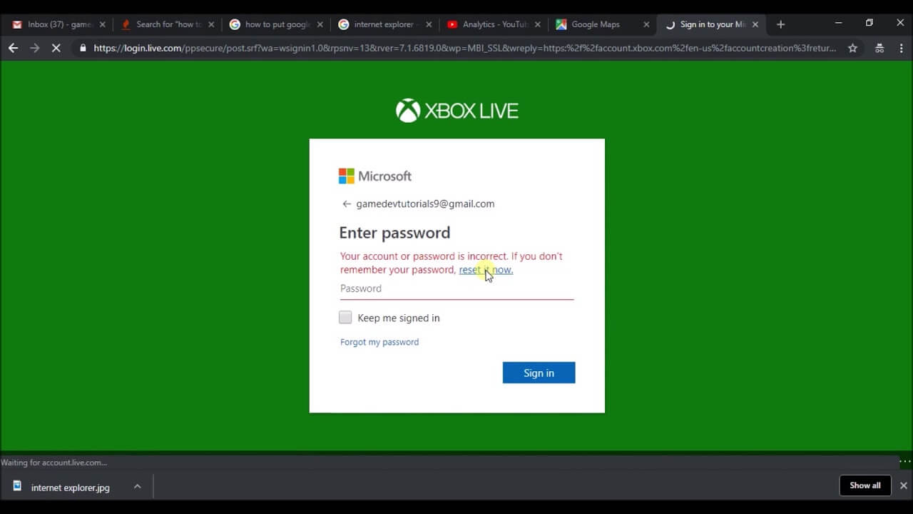 Ensure that you are using the correct email and password associated with your Xbox Live account
Double-check for typos or spelling errors