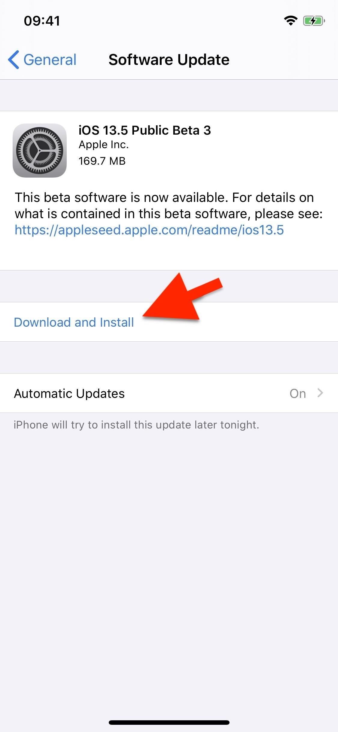 Go to your phone's settings and select "Software update".
Select "Download and install" if an update is available.