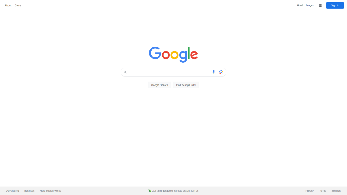 Google search bar