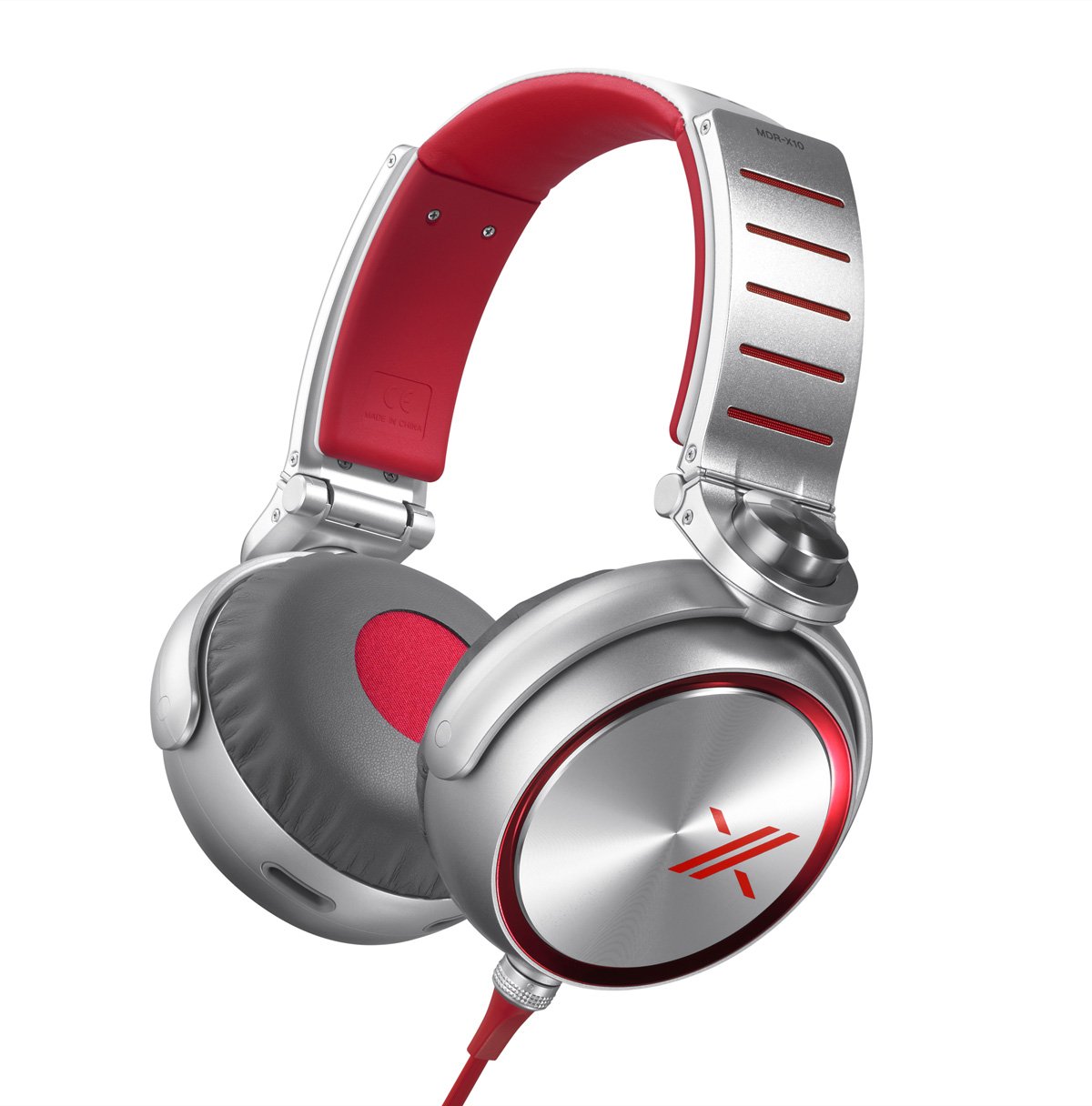 Headphones with a red X