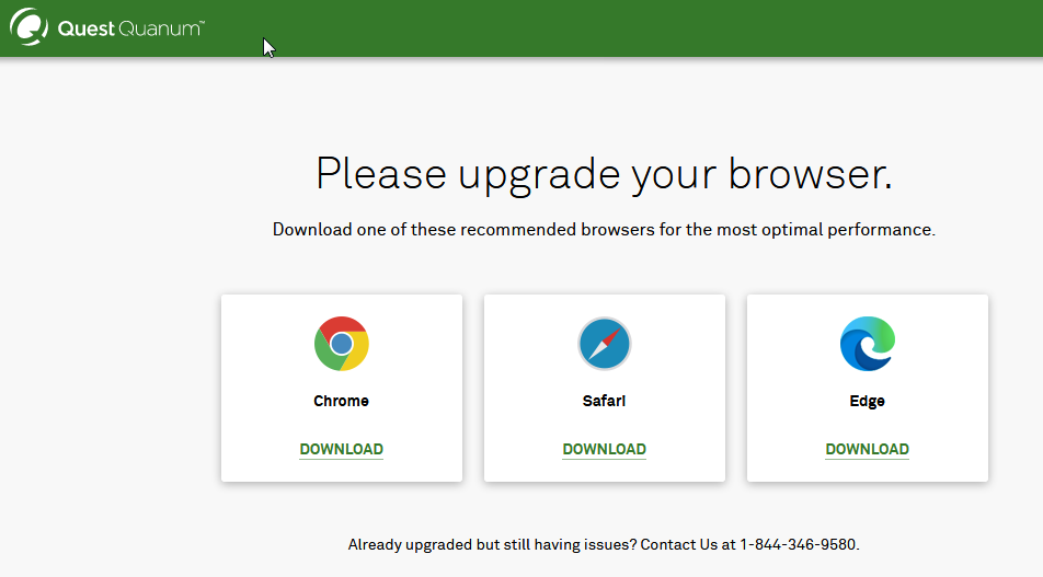If you are experiencing issues with one browser, try using a different one
Download and install a different browser such as Google Chrome or Mozilla Firefox