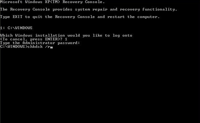 In the Command Prompt window, type chkdsk followed by the drive letter of the disk you want to check (e.g., chkdsk C:).
Press Enter to start the disk check.