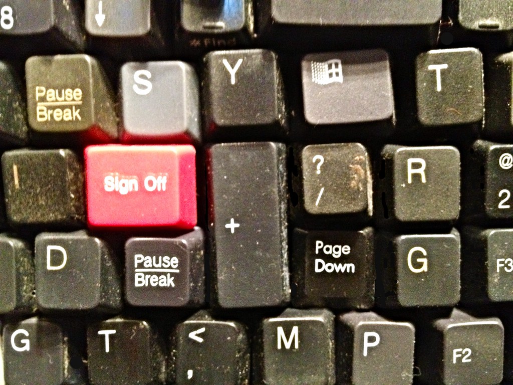Keyboard with missing or jumbled letters.
