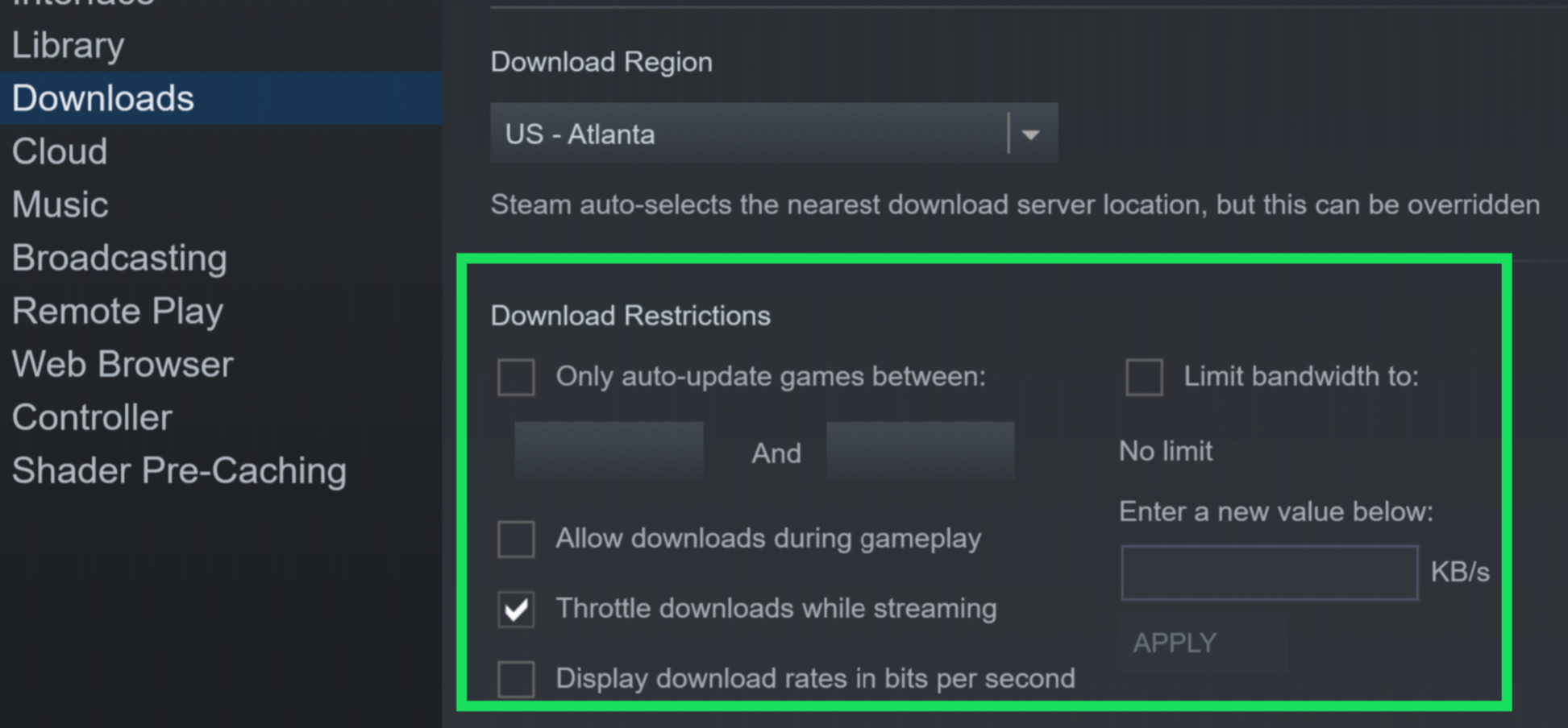 Limit the number of simultaneous downloads to avoid overloading your connection.
Set download restrictions or priorities in your download manager or browser.