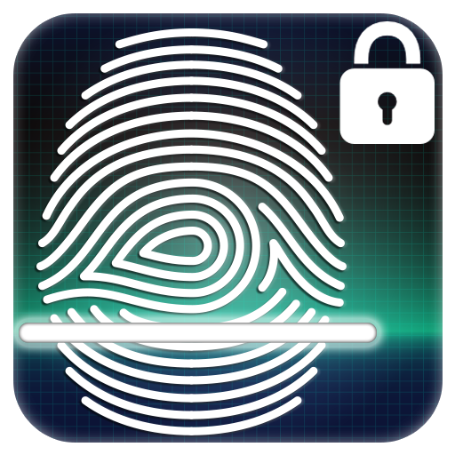 Lock screen with fingerprint scanner