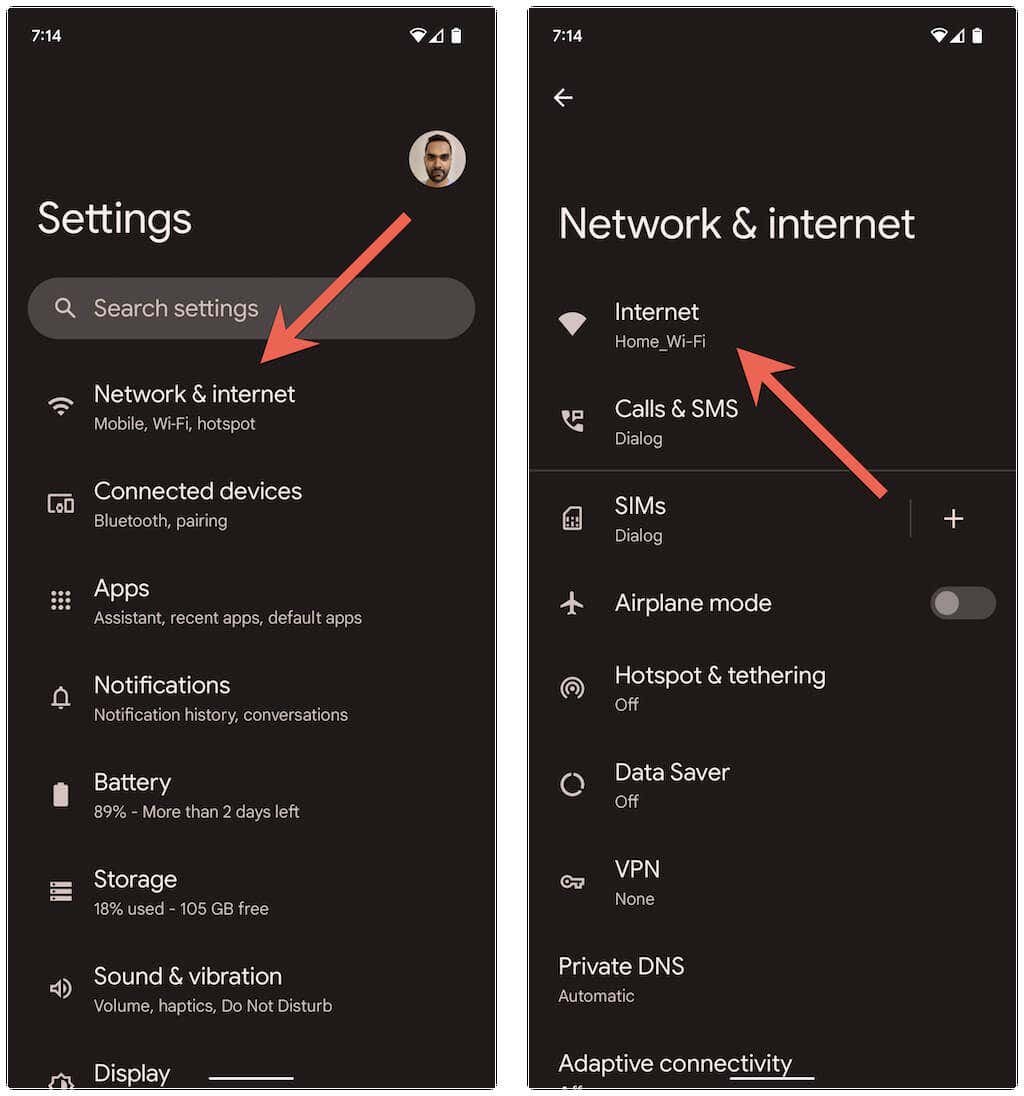 Make sure your Android or iPhone is connected to a stable Wi-Fi or cellular network.
Open a web browser on your device and try loading a website to test your internet connection.