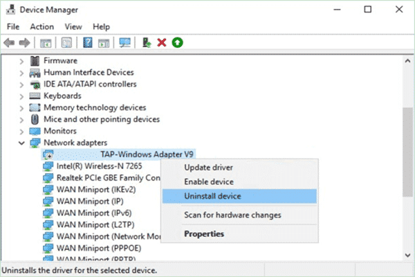 Method 5: Update TAP-Windows Adapter V9 driver
Method 6: Reset Network Settings to reinstall TAP-Windows Adapter V9