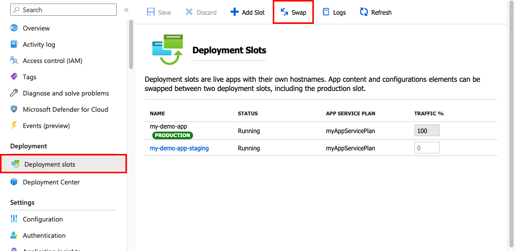 Navigate to the appropriate app deployment section.
Review the settings and ensure they are correctly configured.