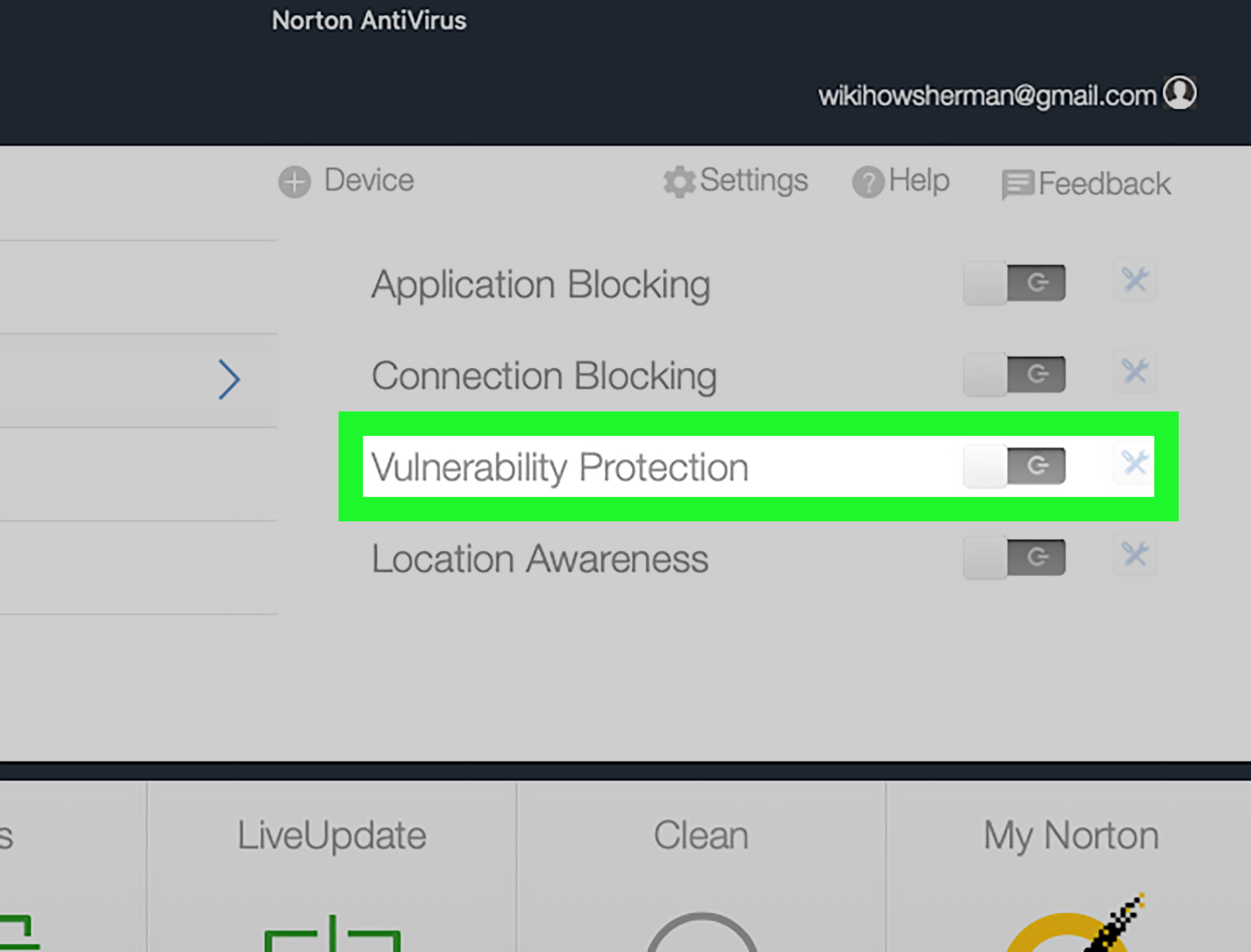 Open your antivirus or firewall software
Locate the option to temporarily disable the protection