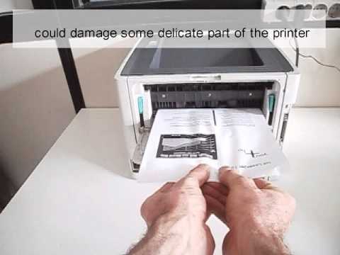 Paper jams: remove any jammed paper from the printer and check for any torn pieces of paper that may be stuck inside.
Print quality issues: clean the printer's drum unit and check the toner cartridge for any damage or leaks.