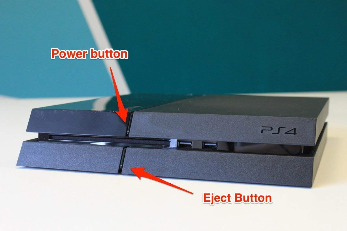 PS4 disc stuck in eject button