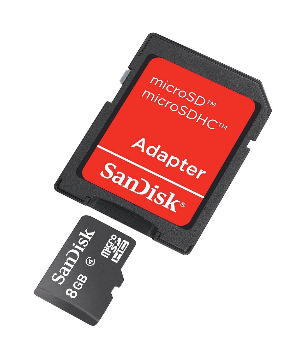 SD card with a letter D assigned