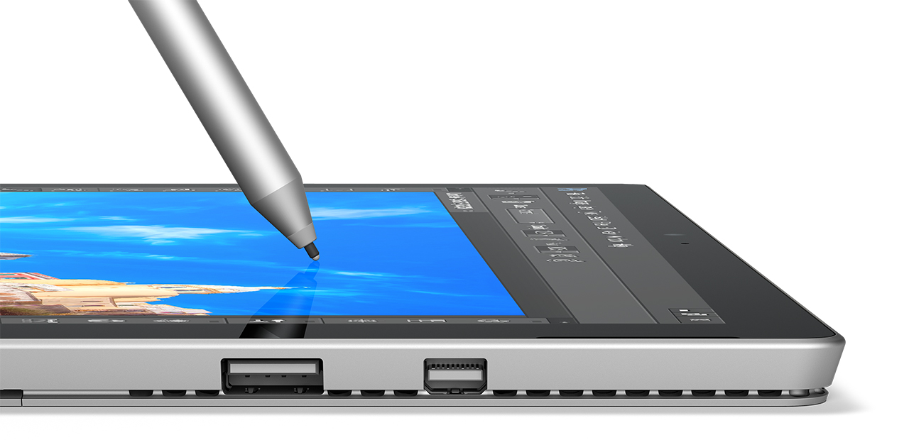 Surface Pen paired with a Microsoft Surface device