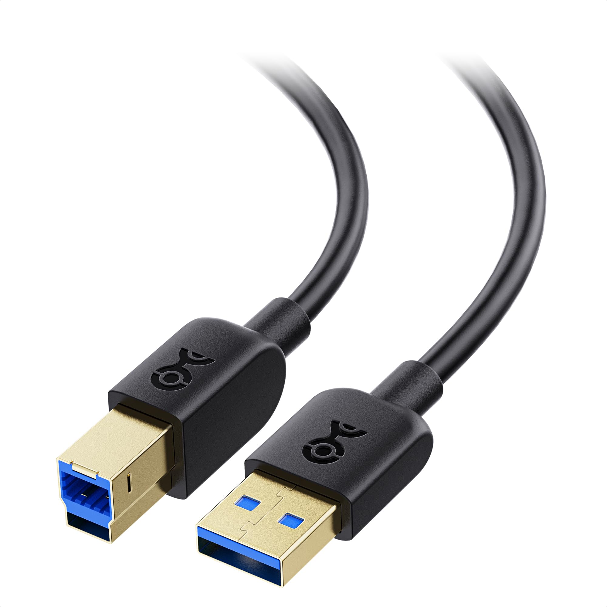 USB 3.0 cable plugged into a computer port