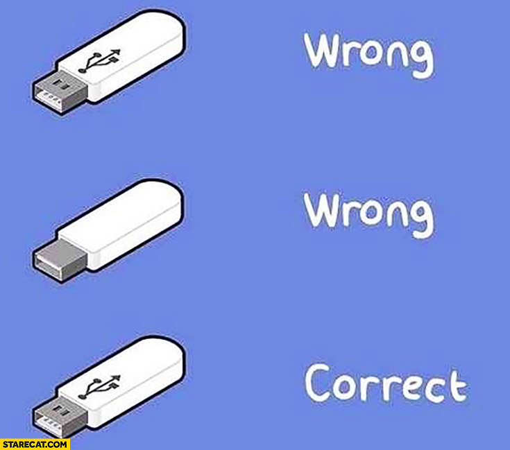 Use USB Ports Correctly:
Make sure you insert the USB device properly into the USB port.